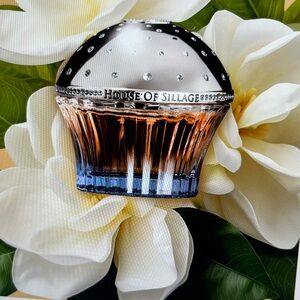 House of Sillage Silver and Brown Perfume Bottle